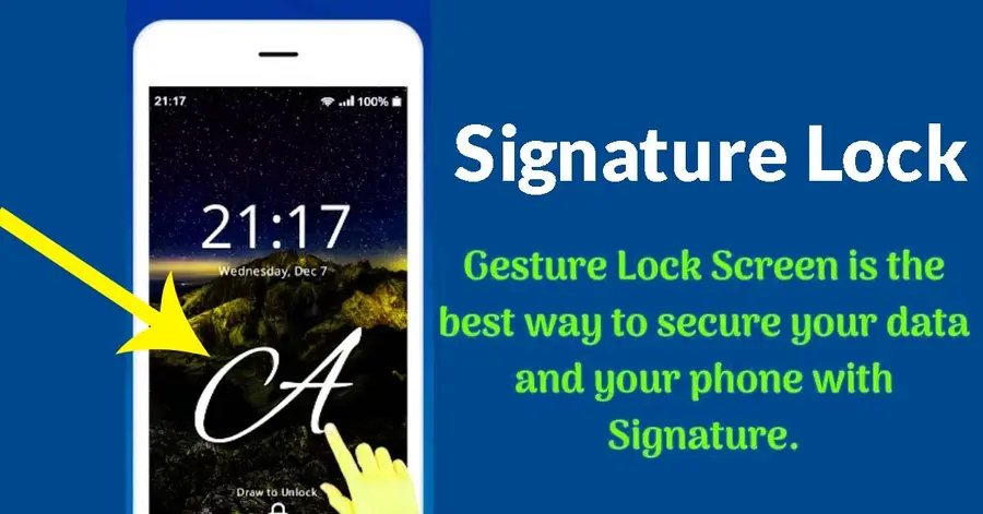 TechZein Lock: Signature Lock Screen, Android, iPhone
